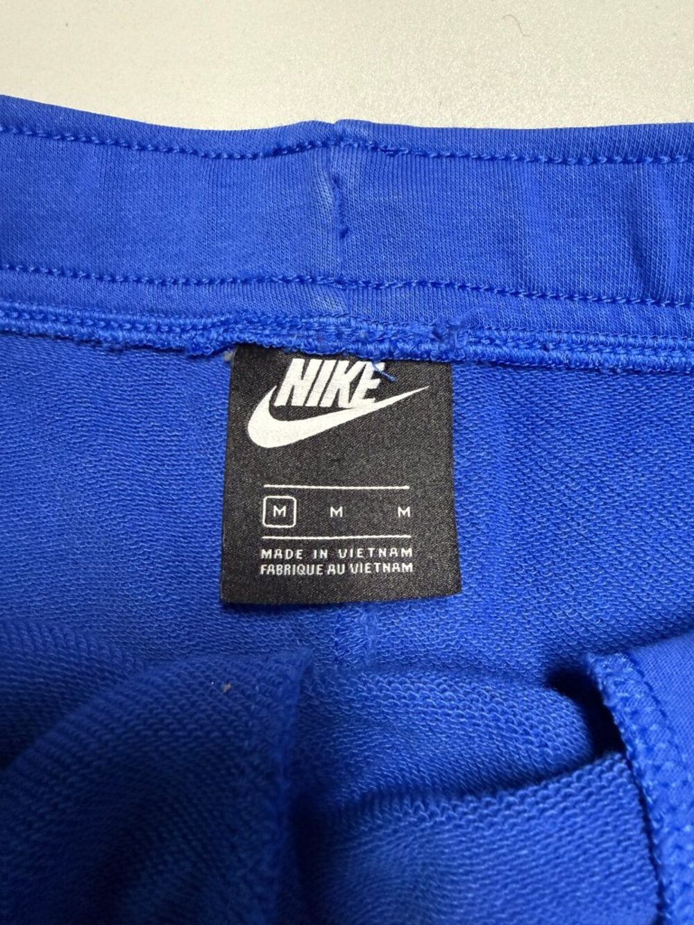 NIKE Women's NSW Essential French Terry Shorts Size M In Blue - Picture 5 of 7